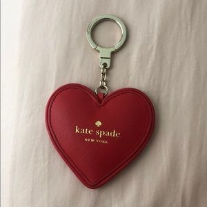 Heart shaped kate sode key chain